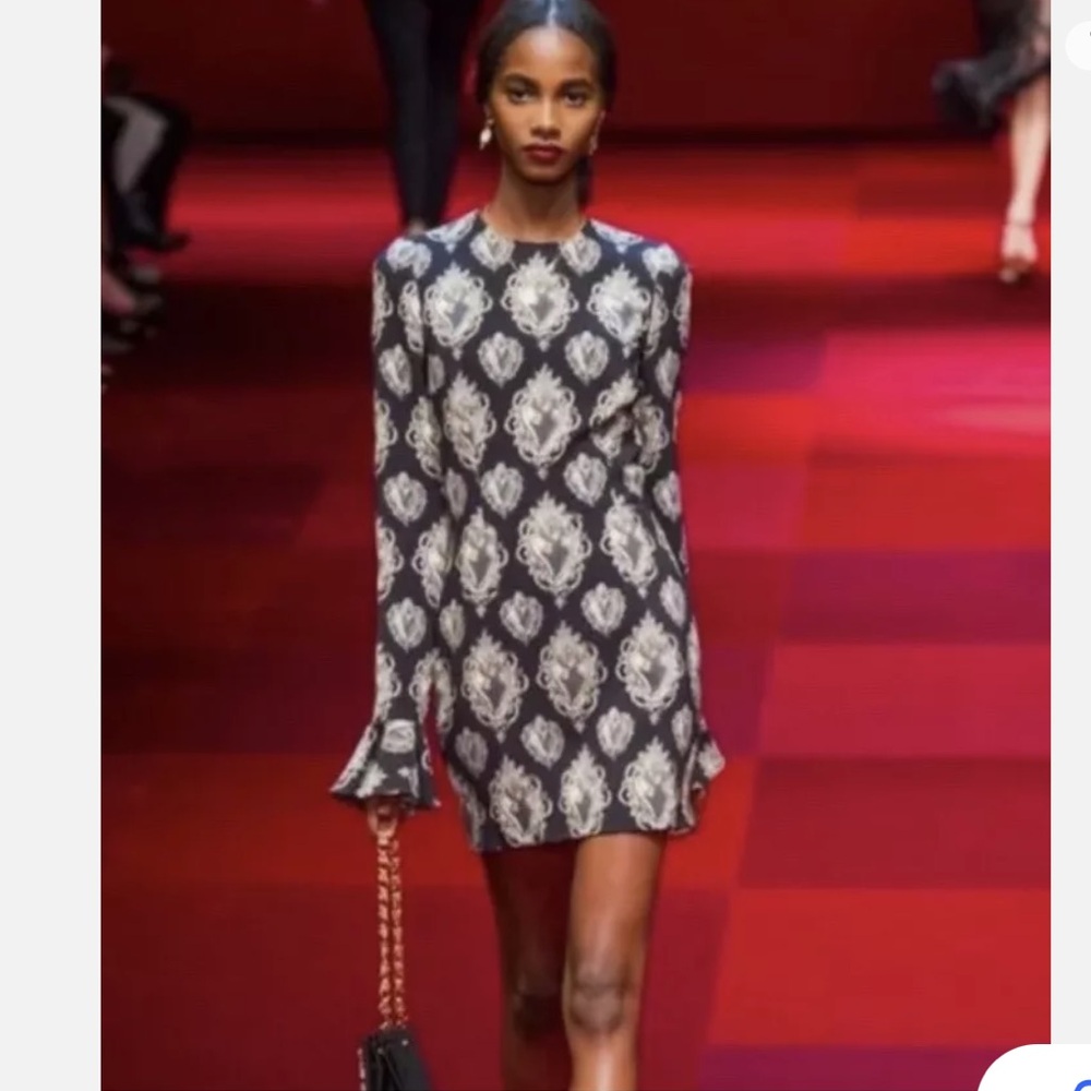 NWOT Dolce&gabbana jewels print dress